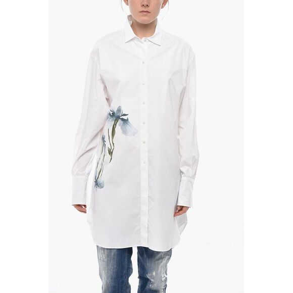 Givenchy Tops - Poplin Shirt ORCHID With Print